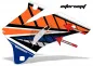 Preview: Intercept - Designfarbe = Blau, Hintergrund = Orange